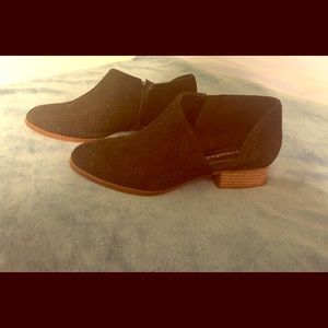 Black Cutout Booties